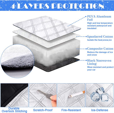Sneeuwbestendige Magnetische Autohoes (50% KORTING)