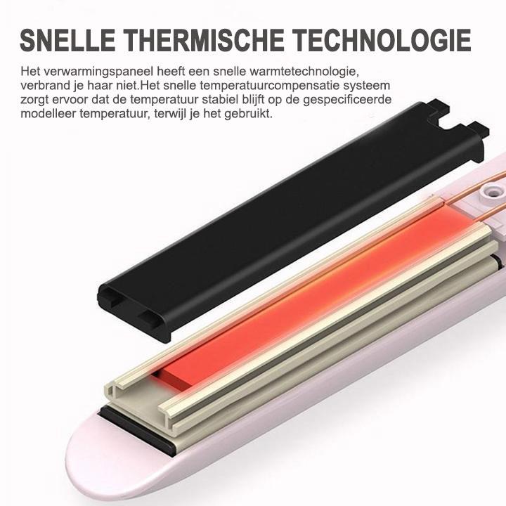 Krullie™ 2-in-1 Keramische stijl- & krultang