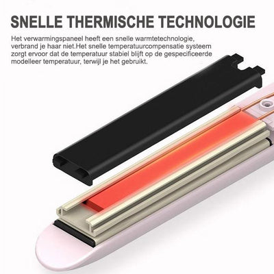 Krullie™ 2-in-1 Keramische stijl- & krultang