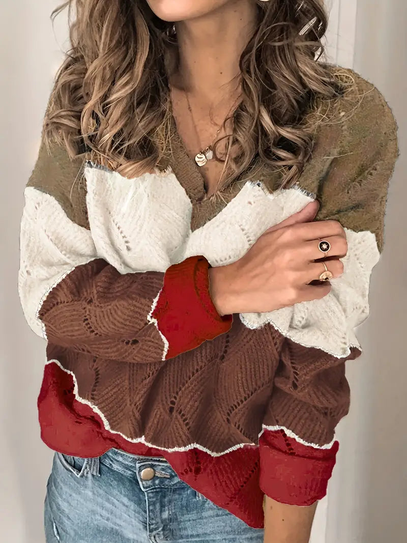 Carolina - V-hals trui