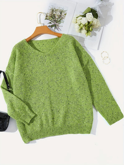 Lange mouw Drop Schouder Losse Casual Sweater