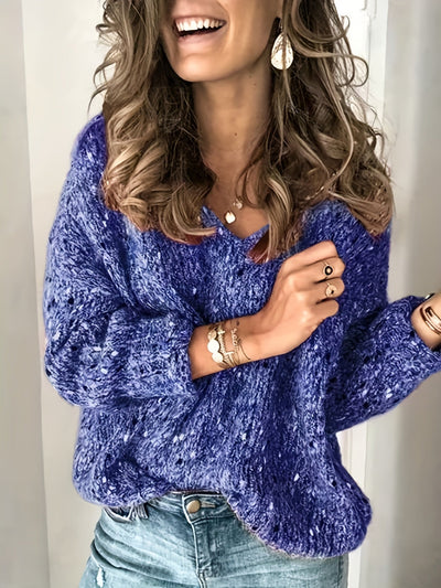 Lange mouw Drop Schouder Losse Casual Sweater