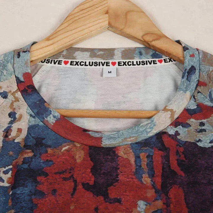 Frieda - Trui met abstracte print