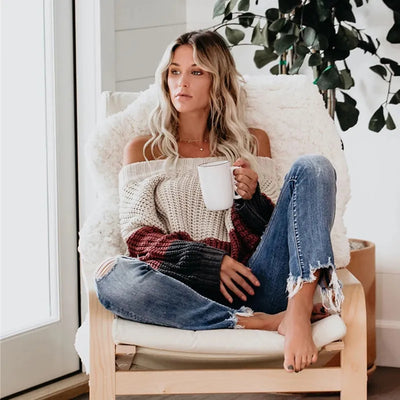 Lori | Losse Winter Gebreide Trui