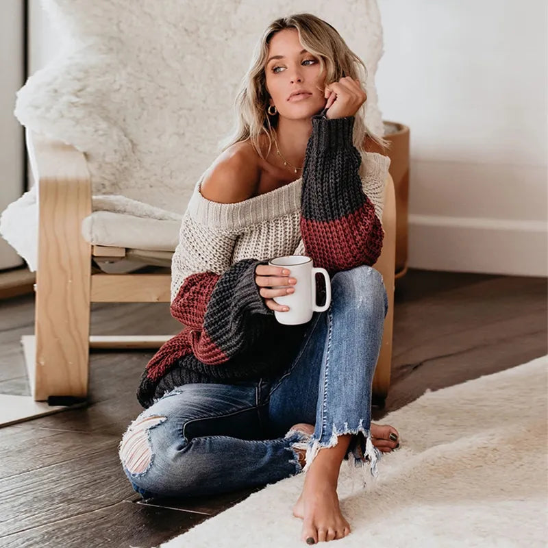 Lori | Losse Winter Gebreide Trui