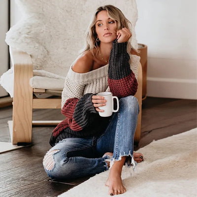 Lori | Losse Winter Gebreide Trui