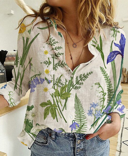 Ginevra™ - Prachtige blouse met Flora prints