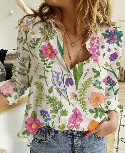 Ginevra™ - Prachtige blouse met Flora prints