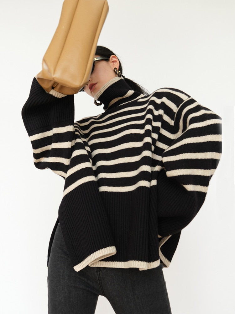 Modioza | Daisy Striped Sweater