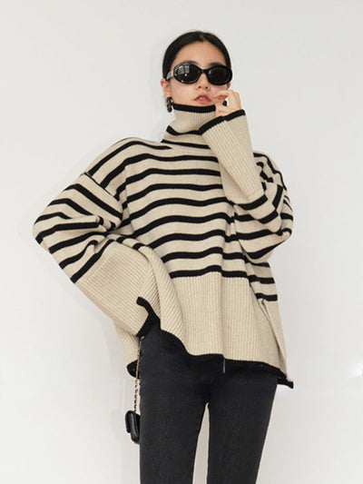 Modioza | Daisy Striped Sweater