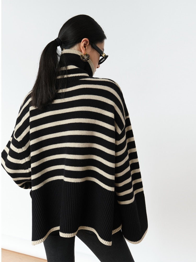 Modioza | Daisy Striped Sweater