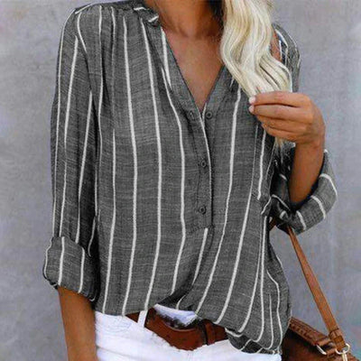 Olivia™ | Gestreepte lichte zomerblouse