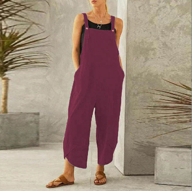 Addala | Vintage katoenen jumpsuit