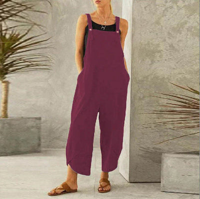 Addala | Vintage katoenen jumpsuit