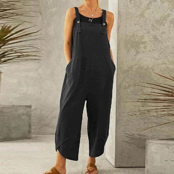 Addala | Vintage katoenen jumpsuit
