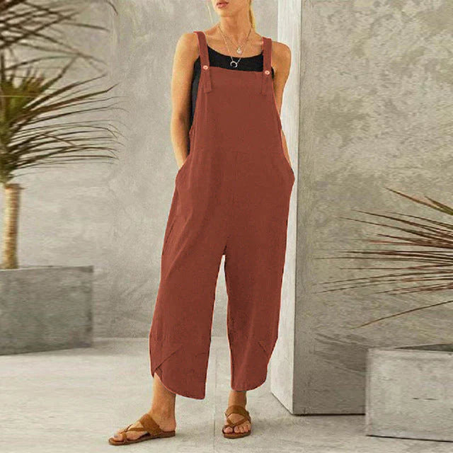 Addala | Vintage katoenen jumpsuit