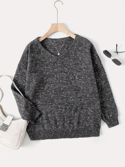 Lange mouw Drop Schouder Losse Casual Sweater