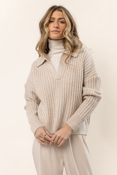 Camilla™ -  Gebreide Beige pullover