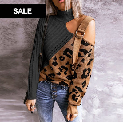 Camilla™  - Off-Shoulder top met Luipaardprint