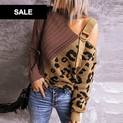 Camilla™  - Off-Shoulder top met Luipaardprint