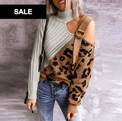 Camilla™  - Off-Shoulder top met Luipaardprint