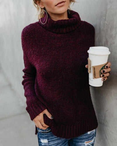 Camilla™ - Luxe col in bordeaux rood