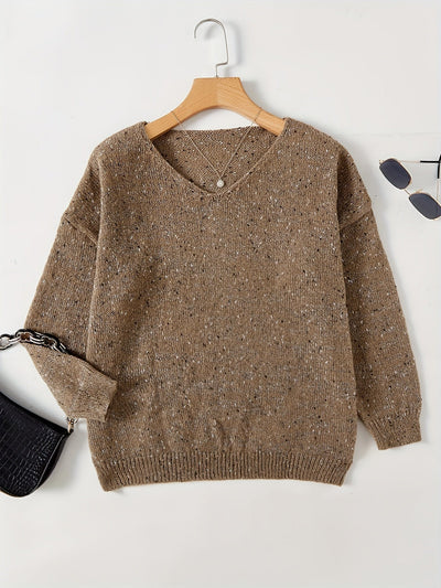 Lange mouw Drop Schouder Losse Casual Sweater