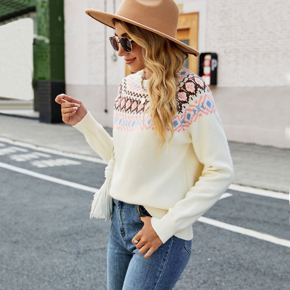 Ginevra™ - gebreide Trui met Patroon