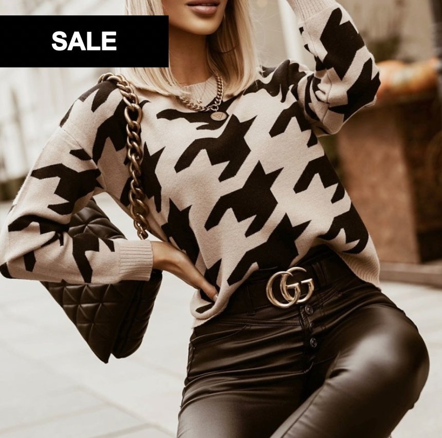 Ginevra™ - Luxe Trui met Patroon