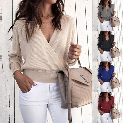 Ginevra™ -  Mooie trui met V-hals in 5 verschillende kleuren