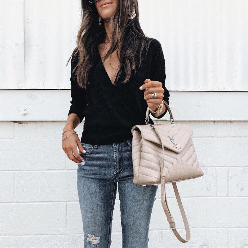 Ginevra™ -  Mooie trui met V-hals in 5 verschillende kleuren