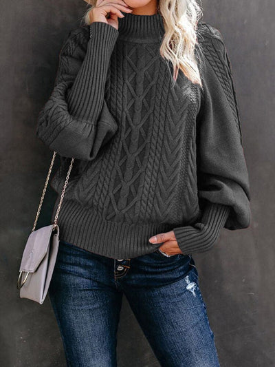 Ginevra™ -  Warme trui met Col en Kabelpatroon in vele kleuren
