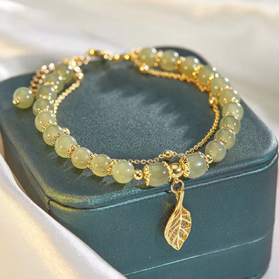 GlamBracelet™ | Gouden Jade Armband (1+1 GRATIS)