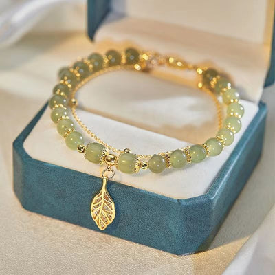 GlamBracelet™ | Gouden Jade Armband (1+1 GRATIS)
