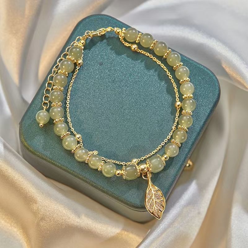 GlamBracelet™ | Gouden Jade Armband (1+1 GRATIS)