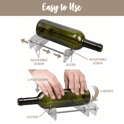 <b>Glass Bottle Cutter™ - Maak je eigen creaties!</b>