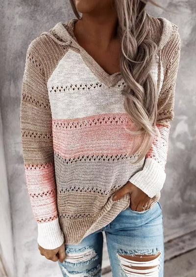 Freya | Gebreide sweater met koord