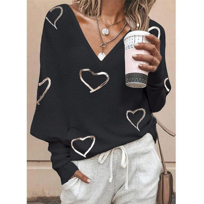 Sofia&Aurora™- Casual Top met gouden hart