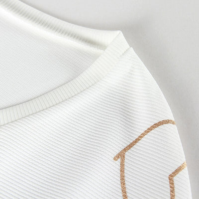 Sofia&Aurora™- Casual Top met gouden hart