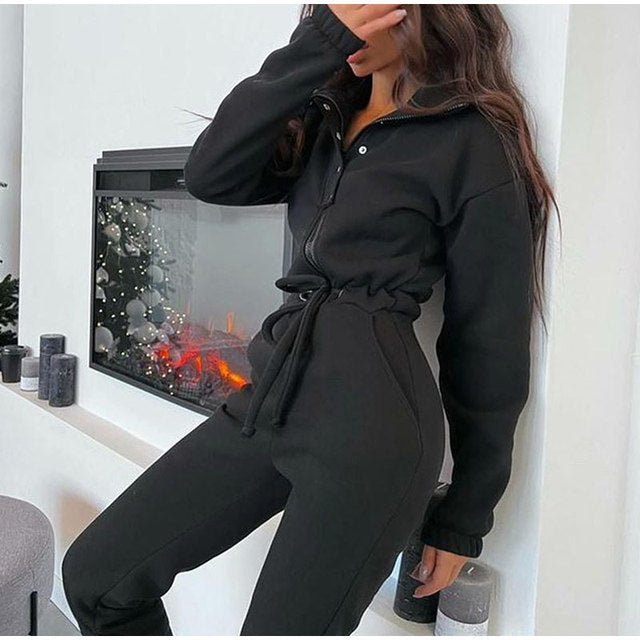 Sofia&Aurora™ - Jumpsuit van sweaterstof