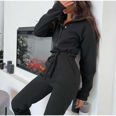 Sofia&Aurora™ - Jumpsuit van sweaterstof