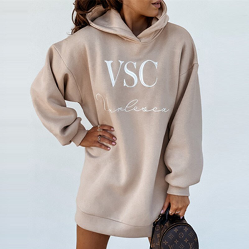 Sofia&Aurora -  Lange Sweater met capuchon