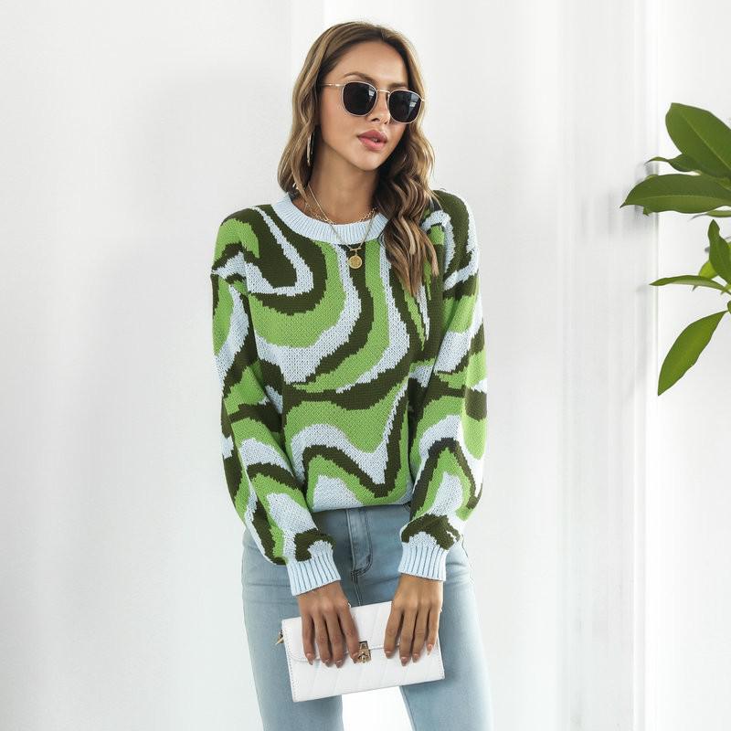 Sofia&Aurora™ - Opvallende trui met dito patroon