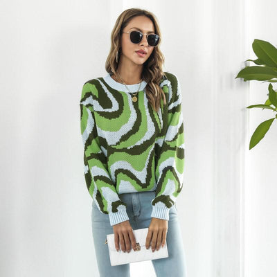 Sofia&Aurora™ - Opvallende trui met dito patroon