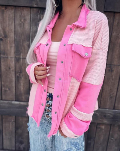 Sofia&Aurora™ -  Prachtig Roze Jack/Blouse in 2 verschillende kleurstellingen