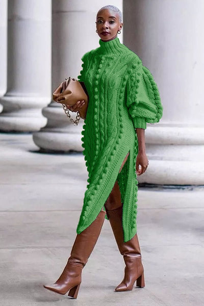 Sofia&Aurora™ - Prachtige Lange Gebreide Jurk