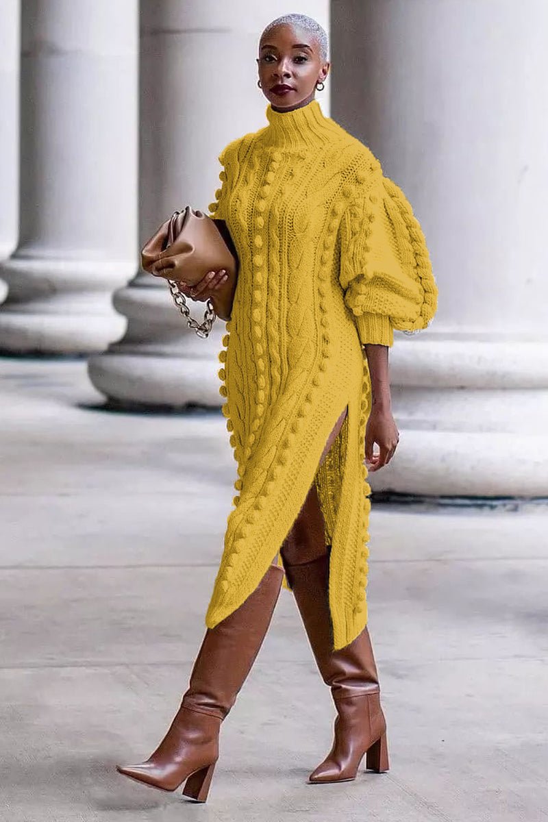 Sofia&Aurora™ - Prachtige Lange Gebreide Jurk